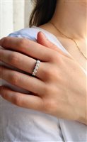 Vicenza - Piazzetta Palladio 2 - Anneau Salvini Femme Eterea in Or blanc Diamante 0.75 Ct 20115618 - 20115618